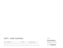 Tablet Screenshot of lukecaldwell.com